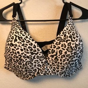 Bra 44DD leopard print